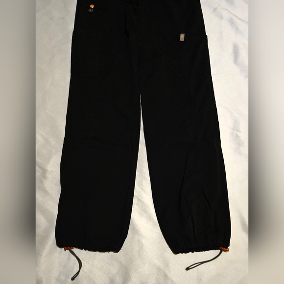 Code Happy Scrub Set in Black size XXsmall Top & Xsmall Pants Adjustable Bottoms - Picture 4 of 4